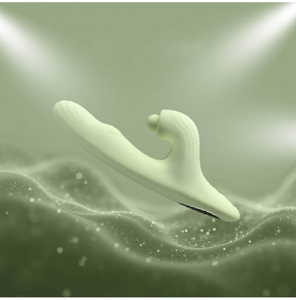 QUER - NASHA Heating Licking AV Wand Vibrator (Chargeable - Green) QUER - NASHA Heating Licking AV Wand Vibrator (Chargeable - Green)